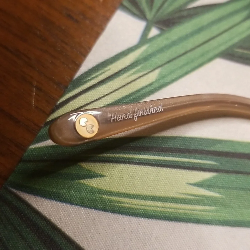 💕GARRETT LEIGHT💕 Pershing Glasses RG-DV Rose Gold Dove Frame Pink Gradient NWT
